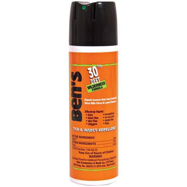Ben's Mosquito, Tick and Insect Repellent, 30 DEET Water Based