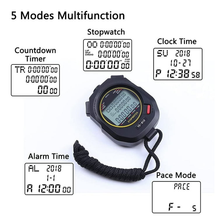 Stopwatches Referee Stopwatch Timer Stop Watch Referee Sports Timer  Movement Timer Professional Sports Timer Digital Stopwatch Timer Timers