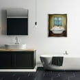 thumbnail image 2 of Ducks Bathing Tub Ocean View Animals & Insects Graphic Art Luster Gray Framed Art Print Wall Art, 2 of 9