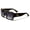 Matte Black, variant on Flat Top Hip Hop Rapper Retro Aviator Sunglasses