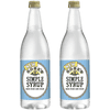 Rose’s Simple Syrup 2 Pack 1 Liter Bottle, | Perfect for Cocktails, Beverages, and Mixers