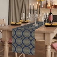 thumbnail image 2 of Table Runners 120 Inches Long Dress Scarves, Traditional Tribe Farmhouse Coffee/Dining/Kitchen Table Runner for Living Room, Retro Rustic Morocco Pattern 13x120 Inch, 2 of 9