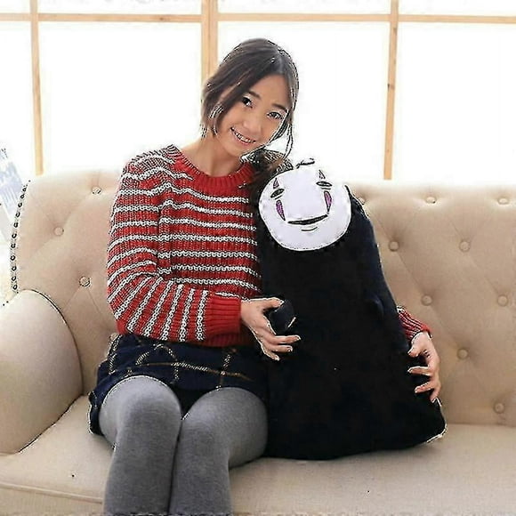 New Arrive 40/60cm Studio Ghibli Spirited Away Kaonashi No Face Faceless Cosplay Plush Toys For Kids Friend Gift