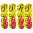 thumbnail image 1 of Reflective Tent Rope 4m Nylon Rope Twine with Tensioner for Camping Tent Tarp Hiking Awning, 1 of 5