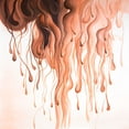 thumbnail image 2 of Atelier B Art Studio 20x20 Black Ornate Wood Framed with Double Matting Museum Art Print Titled - ERUPTION, 2 of 4