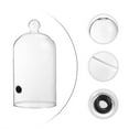thumbnail image 3 of Smoking Dome Cover Cloche Lid Glass Infuser Drinks Bell Jar Display Cup Cocktail Cold, 3 of 6