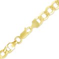 thumbnail image 4 of Jewelstop 10K Yellow Gold Polish 6.10mm Lite Curb Chain With Lobster Clasp 24in, 4 of 5