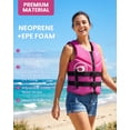 thumbnail image 4 of Koorium Life Jacket Swim Vest for Adult,Float Vest for Men Women Swimming Jacket with Reflective Strips Water Sport Jackets for Fishing, Kayaking, Canoeing, Paddleboarding, 4 of 8