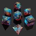 thumbnail image 5 of Jeu de dés en Résine Jeu de Table D20 Ensemble Son Couleur 7 Pcs, 5 of 5