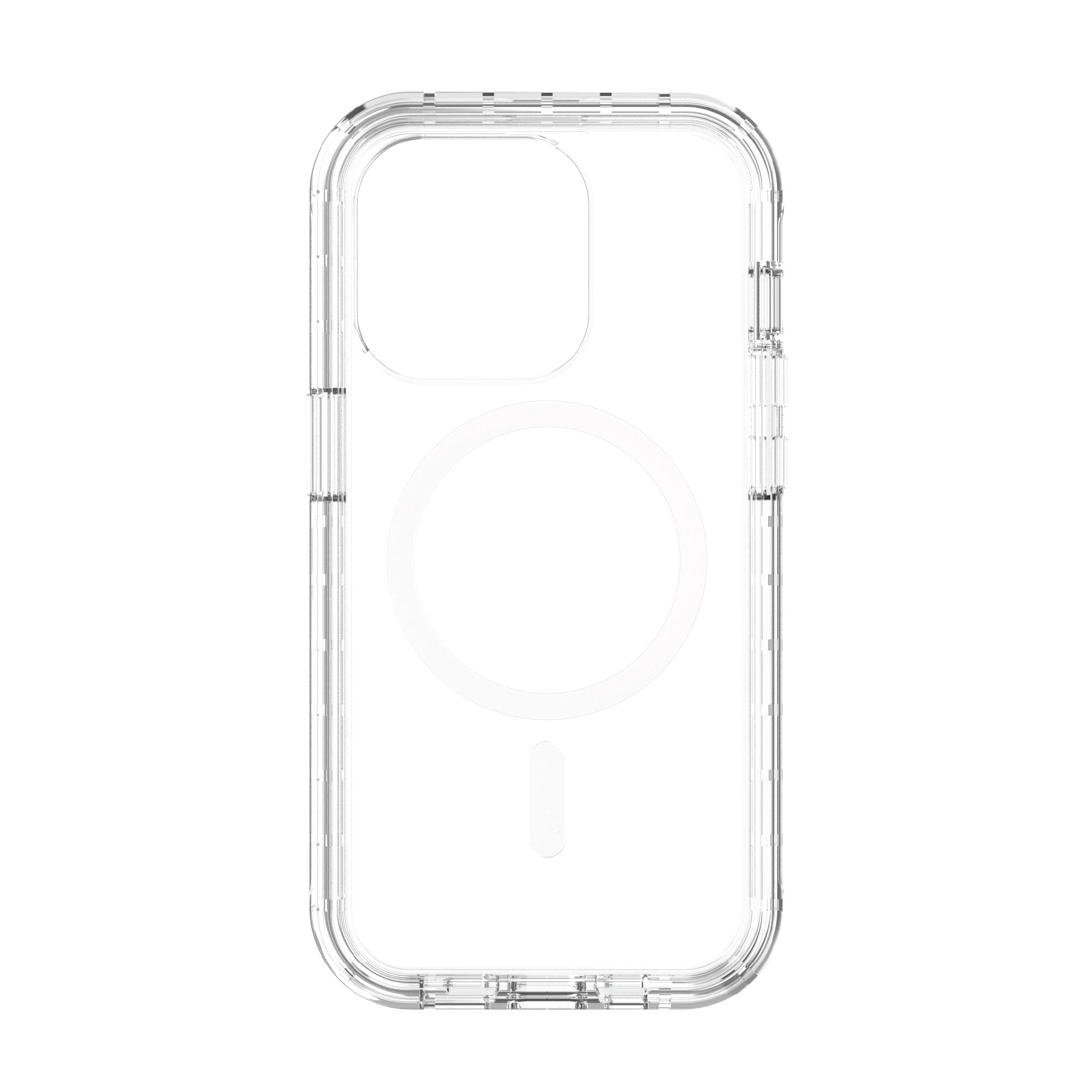 onn. MagSafe Compatible Rugged Case for iPhone 14 Pro - Clear