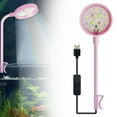 thumbnail image 2 of Clip-On Rgb Led Aquarium Light with Color Changing Effects, Usb Powered Fish Tank Lamp for Freshwater Plants, Coral, And Aquatic Decor, Submersible Design, 2 of 9