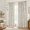 Blackout | Jacobean - Linen Gray on Cream-40"W x 90"L (Pack of 2), variant on Jacobean Flpinch Pleated Light Filtering Curta95 Inch