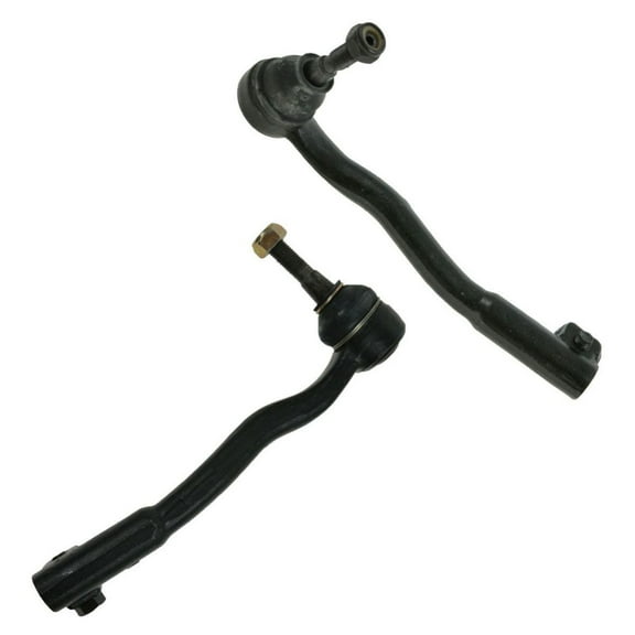 TRQ Front Outer Tie Rod Set Fits Select 1997-2003 BMW 540i 2000-2003 M5