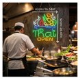 thumbnail image 2 of Letrero De Neón Thai Food Open, Ideal Para Decoración De Pared De Cocina Y Restaurante, Con Luz Regulable De 42cmx52cm, 2 of 7
