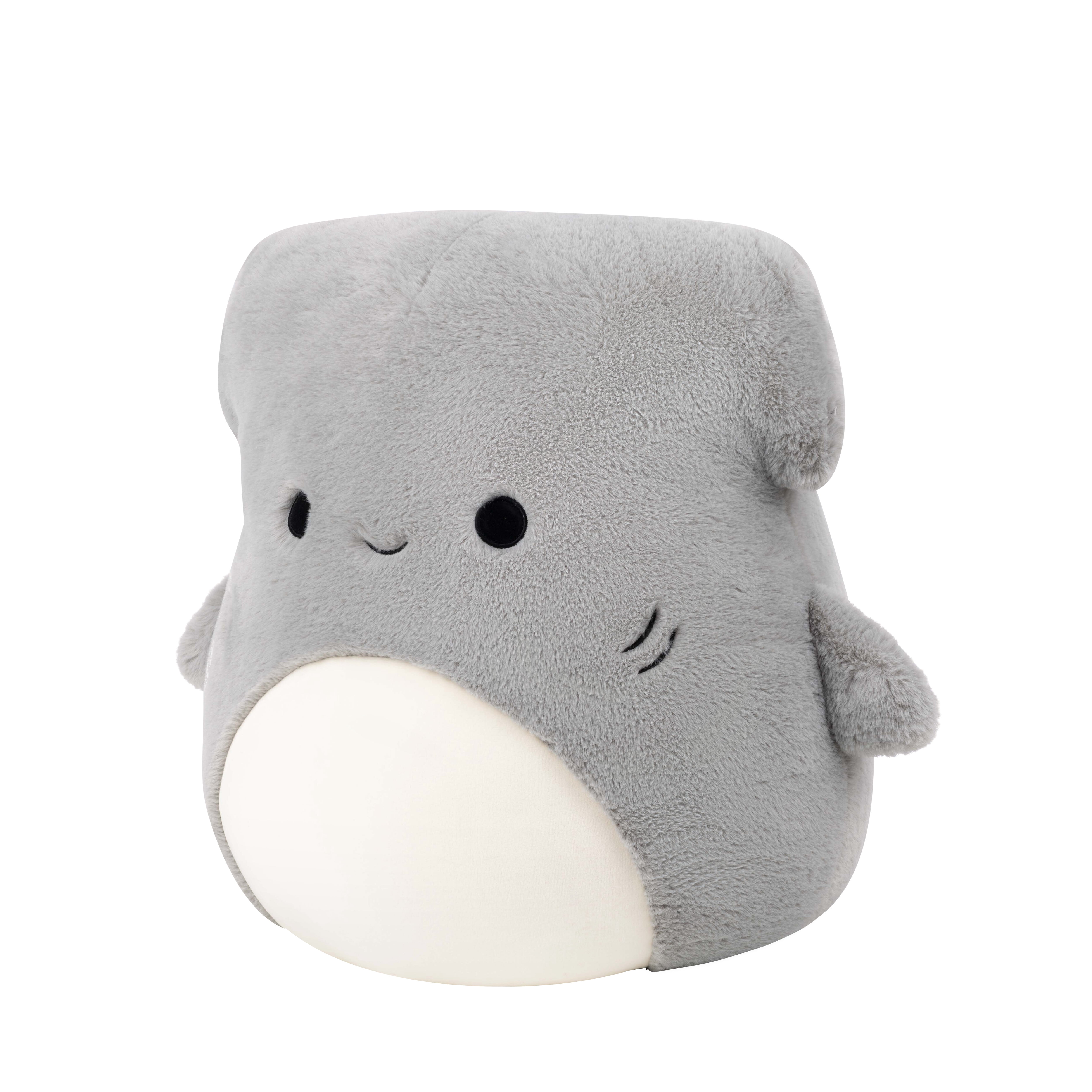 Squishmallows Original 12 inch Tank the Grey Hammerhead Shark FuzzAMallows – Child's Ultra Soft Plush Toy