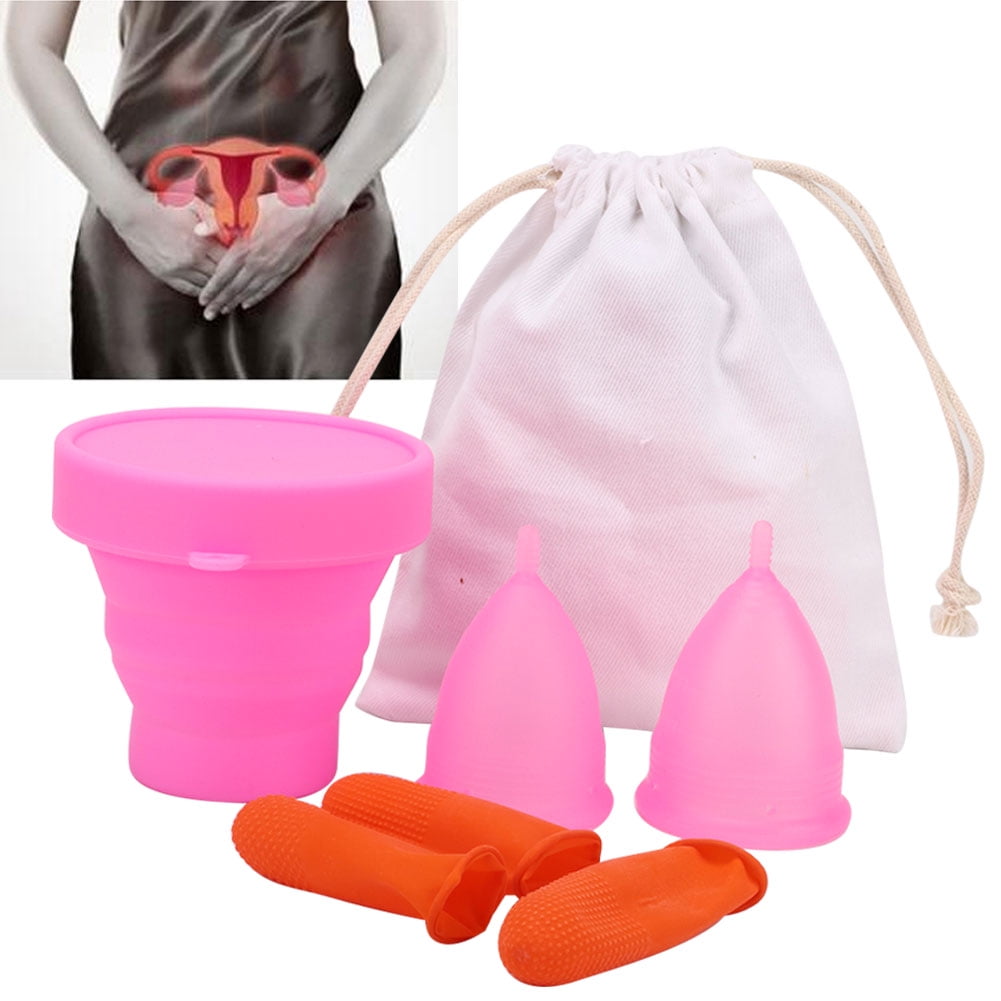 Peahefy Silicone Menstrual Cup Feminine Lady Women Hygiene Menstrual