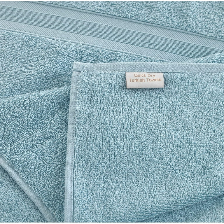 Powder Blue 4 Pack 100% Cotton 27” X 52” Bath Towels