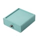 thumbnail image 1 of melotizhi Desktop Storage Box Organizer Drawer Stackable Large Capacity Sundry Container Jewelry Case Cosmetic Makeups Dressing Home Desktop Organization, Blue, 1 of 8