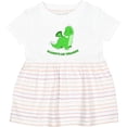 thumbnail image 3 of Inktastic Daddy's Lil' Dragon Cute Green Dragon Girls Baby Dress, 3 of 5