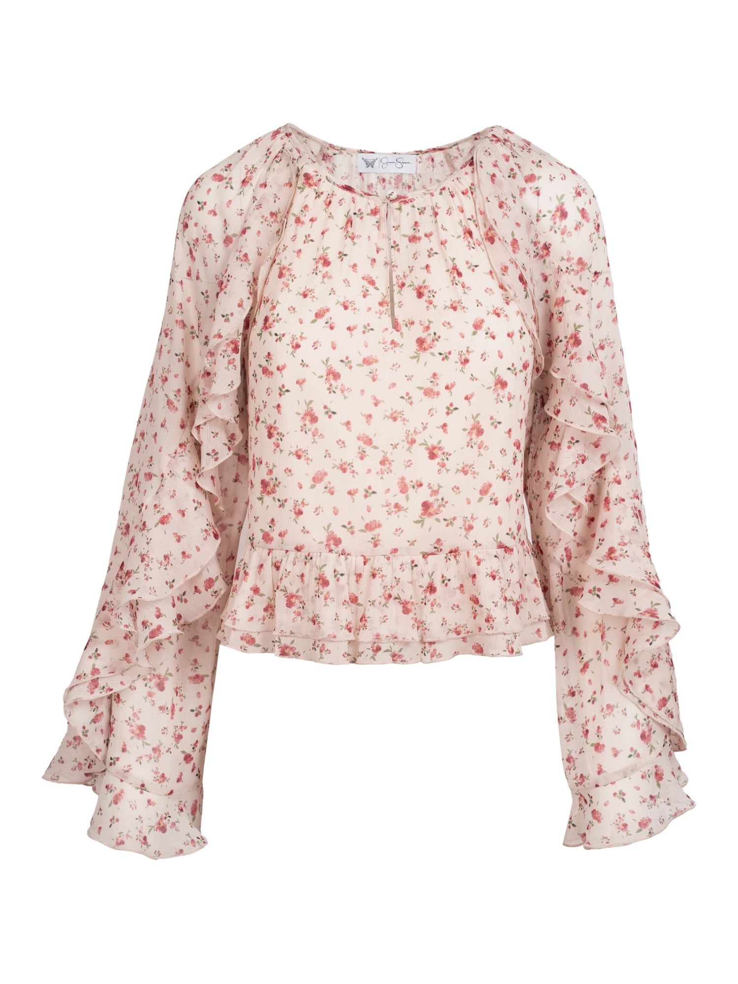 Jessica Simpson Women's Ella Ruffle Top, Sizes XS-XL
