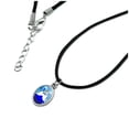 thumbnail image 2 of Adventure Time Ice King Antiqued Oval Charm Pendant with Black Satin Cord, 2 of 5