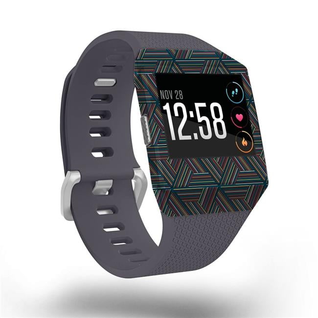 MightySkins FITION-Triangle Stripes Skin for Fitbit Ionic - Triangle ...