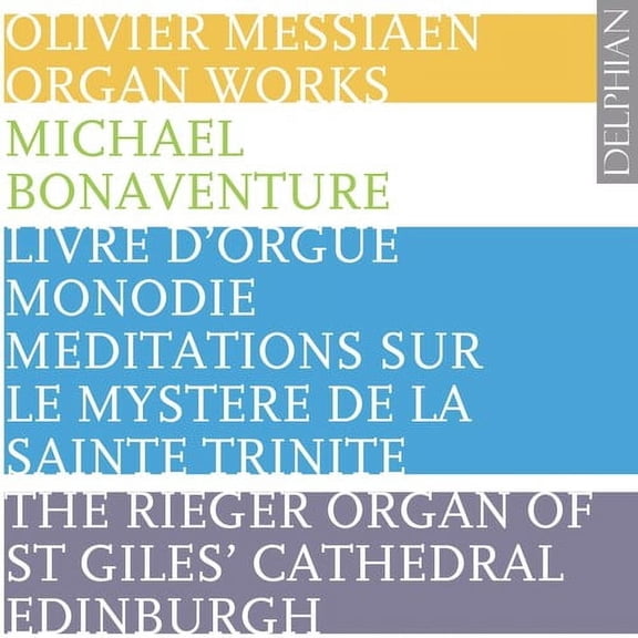 Michael Bonaventure - Livre D Orgue / Monodie / Meditations Sur Le Mystere de la Sainte Trinite - Classical - CD