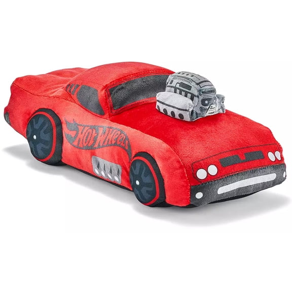 Kohls Cares Mattel 80th Anniversary Hot Wheels Car Plush Stuffed Hot Rod Vehicle