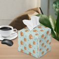 thumbnail image 2 of ZUXONGSY Highland Cow Square Tissue Box Cover 2 Pieces PU Leather Household Tissue Holder Waterproof Tissue Cover Easy to Clean Paper Towel Box Cover for Women Gifts for Mom, 2 of 7