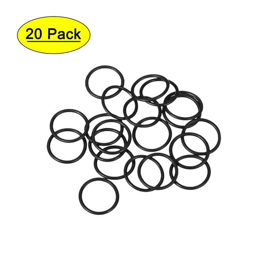 O-Rings Nitrile Rubber 6mm x 8mm x 1mm Seal Rings Sealing Gasket 20pcs