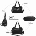 thumbnail image 4 of GAEKEAO Women’s Satchel Handbag Spacious Shoulder Purse with Detachable Strap, 4 of 6