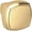 Lifetime Polished Brass, variant on Baldwin 4452190BIN Severin Fayerman 1" Square Cabinet Knob From The Estate Collection -