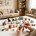 thumbnail image 3 of Tiny 3D Beaded Animal DIY Kit, Bead Embroidery Kit, 3D Bead Animal Making Kit for Beginners, Cute Animals Beading Craft Set with Instructions (Pet Lovers), 3 of 7