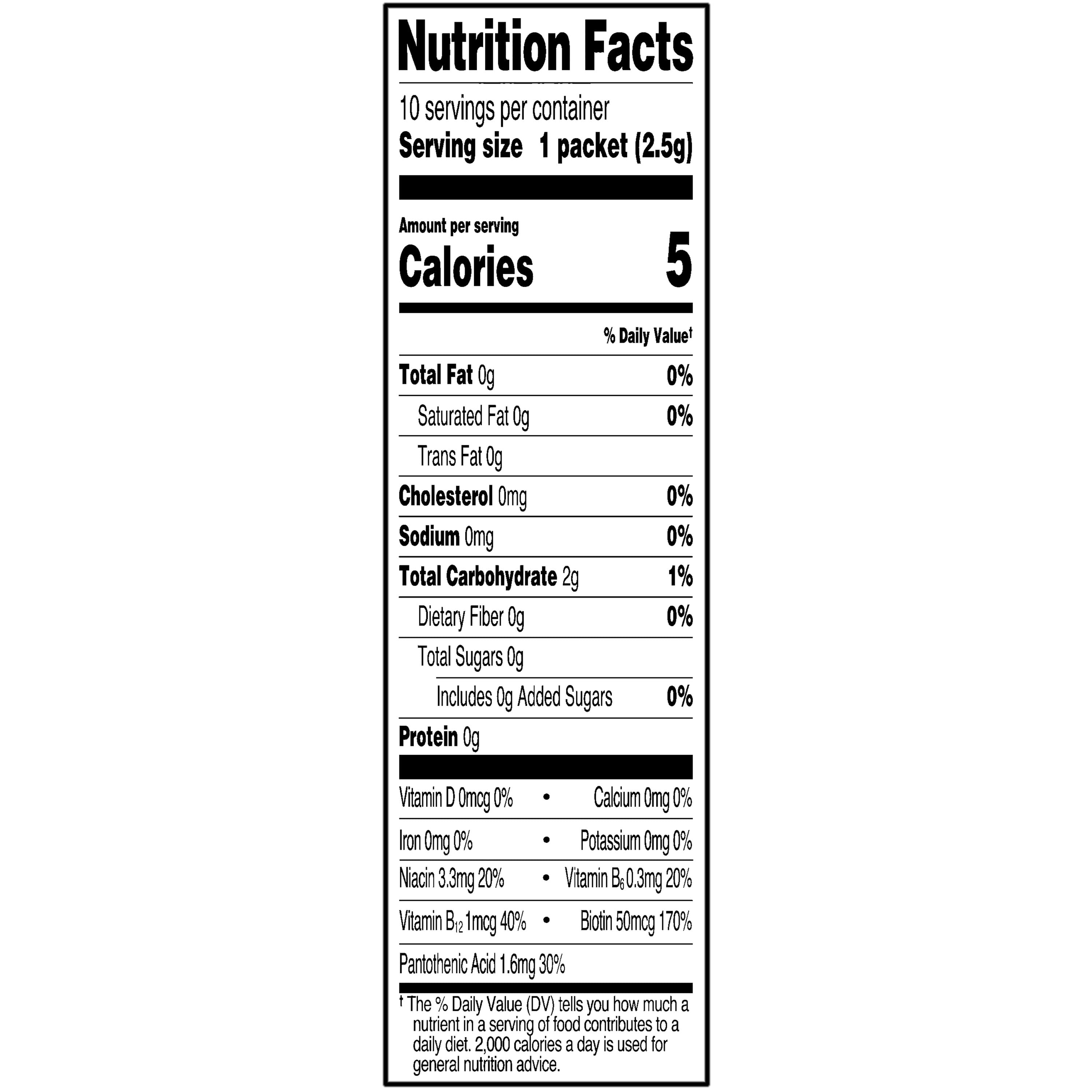 (12 pack) Great Value Energy Pomegranate Lemonade Sugar-Free Drink Mix, 0.09 oz Packets, 10 Count