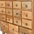 thumbnail image 6 of Creative Co-Op Vintage Reclaimed Solid Wood Apothecary Chest or Console Table with 15 Drawers, Natural, 6 of 10