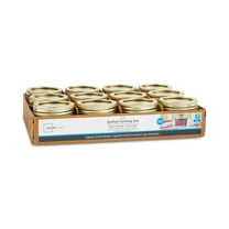 Mainstays 4-oz Clear Quilted-Glass Regular-Mouth Canning Jars (12 Count)