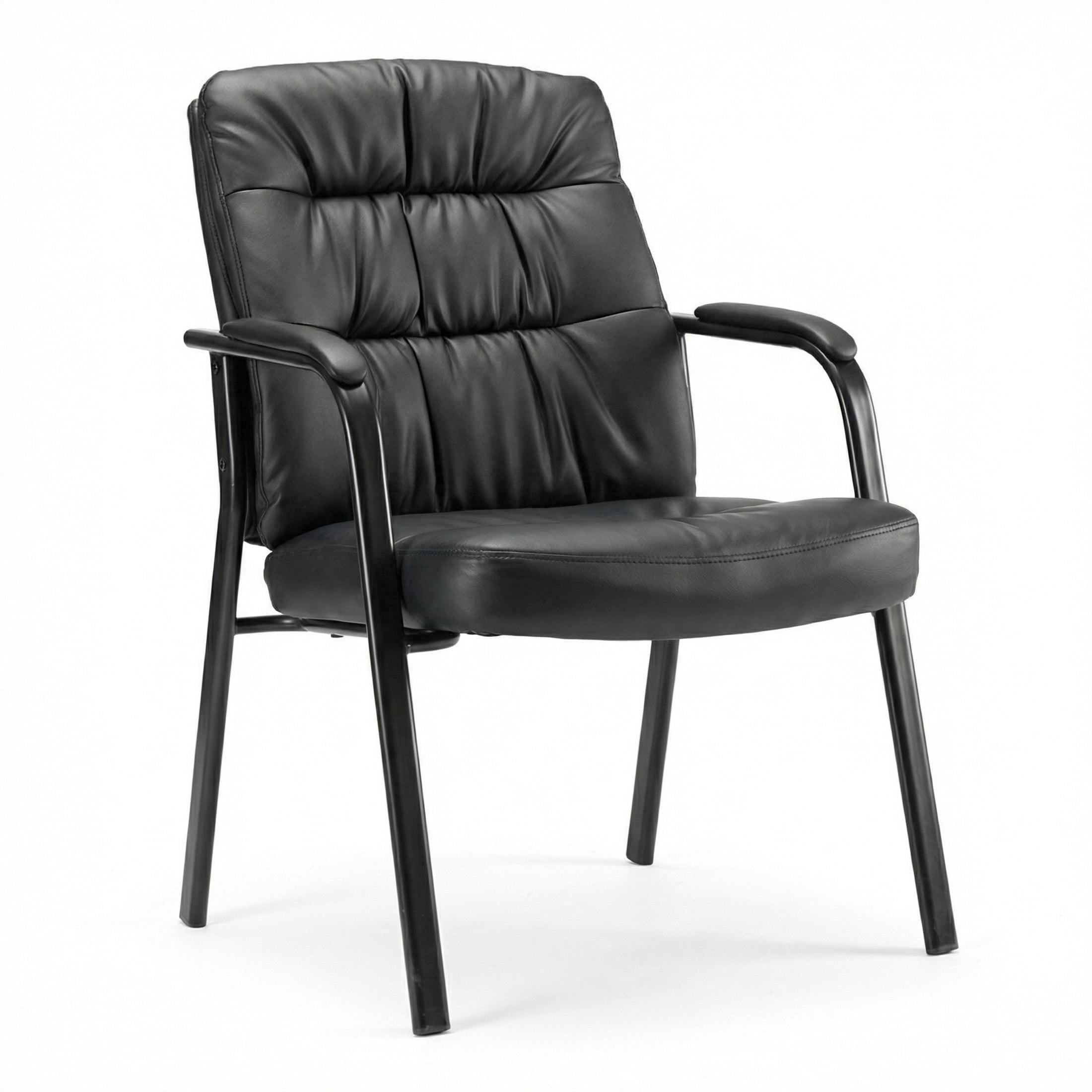 OFM Essentials Collection Mesh Back Upholstered Armless Side Chair
