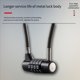 thumbnail image 5 of 2X Cerraduras de Equipaje, Candados de Seguridad para Maletas de 4 Dígitos, Candado de Combinación para Maletas Candado de Viaje con Cable Flexible, Candado para Bicicletas, 5 of 5