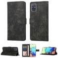 thumbnail image 1 of Wallet Case for Galaxy A71 5G Credit Card Holder,  [RFID Blocking] Soft inner Cover PU Leather With Strap Kickstand Magnetic Flip Folding Cover Compatible with Samsung Galaxy A71 5G,Black, 1 of 10