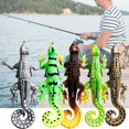 thumbnail image 2 of Fishing Lure Artifical Silicone Bait Realistic Appearance Highly Detailed Gecko Soft Silicone Fishing Lure for Fishing, 2 of 8