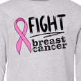 thumbnail image 4 of Inktastic Fight Breast Cancer Pink Ribbon Long Sleeve Youth T-Shirt, 4 of 5