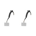 thumbnail image 4 of sweethay Cuerdas colgantes para teléfono móvil, mosquetón de Metal desmontable, cordones para el cuello, correa para cordón, accesorio para Negro 2piezas, 4 of 6