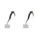 thumbnail image 4 of Sidaley Cuerdas colgantes universales para teléfono con tarjeta, mosquetón de Metal ajustable, cordones para el cuello, correa para cordón, Negro 2piezas, 4 of 6