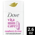 Dove VitaminCare+ No White Marks Women's Deodorant Stick Raspberry