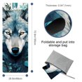thumbnail image 4 of Wolf Yoga Mat Towel with Storage Bag, 72.8"x26.8" - Suitable for Yoga, Pilates, Fitness, etc., 4 of 6