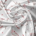 thumbnail image 5 of Ambesonne Flower Valance Pack of 2, Watercolor Winter Berry, 54"X18", Vermilion and Brown, 5 of 5