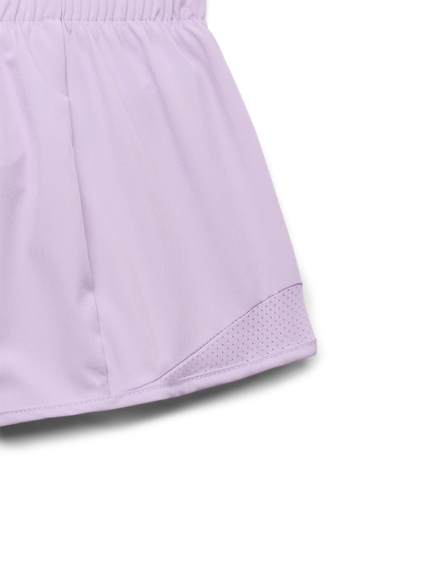 Athletic Works Girls Athletic Run Shorts, Sizes 4-18 & Plus