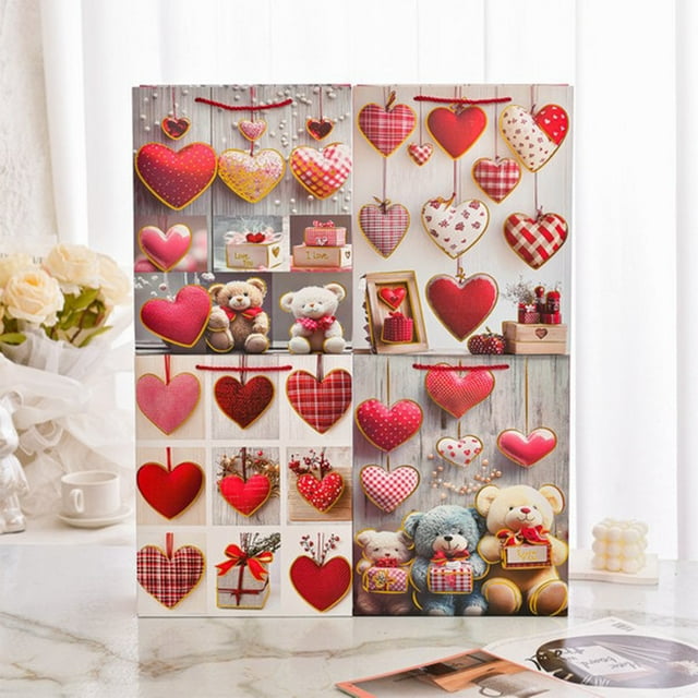 Bolsa de Papel para Regalo de Novia, Bolsa de Regalo Romántica, Bolsa de Recuerdo para Regalo