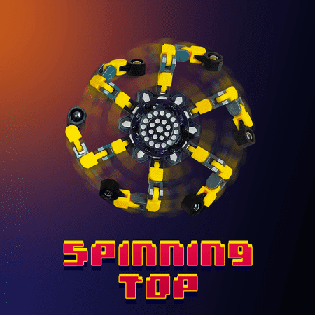 Lina 3PCS Transformable Chain Robot Toy DIY Deformation Robot Deformed Mechanical Spiral Twister Fingertip Decompression Fingertip Toy for Kids and Adults