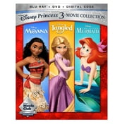 Disney - Princess 3 Movie Collection: The Complete Series (Blu-ray, DVD, Digital Code)